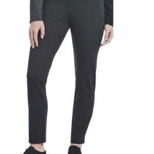 EILEEN FISHER Petite Small Charcoal Gray Knit Legging Pants Stretch Pull-On